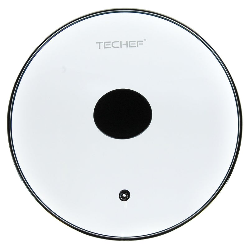 TECHEF 12 Inch Tempered Glass Lid â€“ Lid for 12â€ Pans and Skillets â€“ Steam Vent, Oven & Dishwasher Safe â€“ Tempered Glass â€“ Made in Korea - Image 1